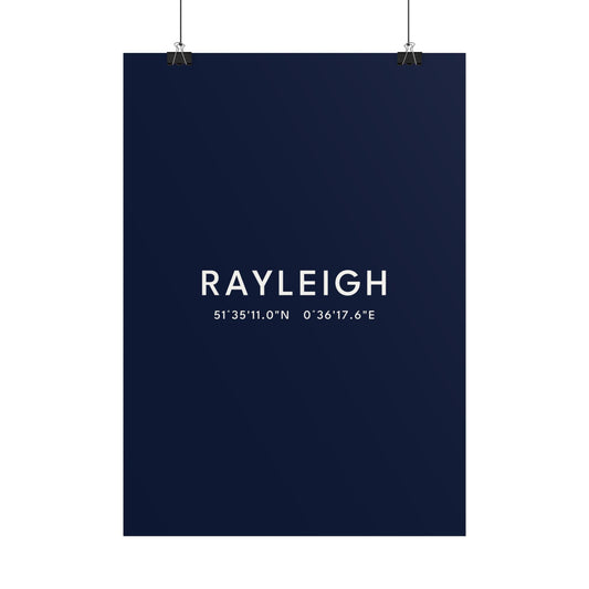 Rayleigh — Coordinates Print