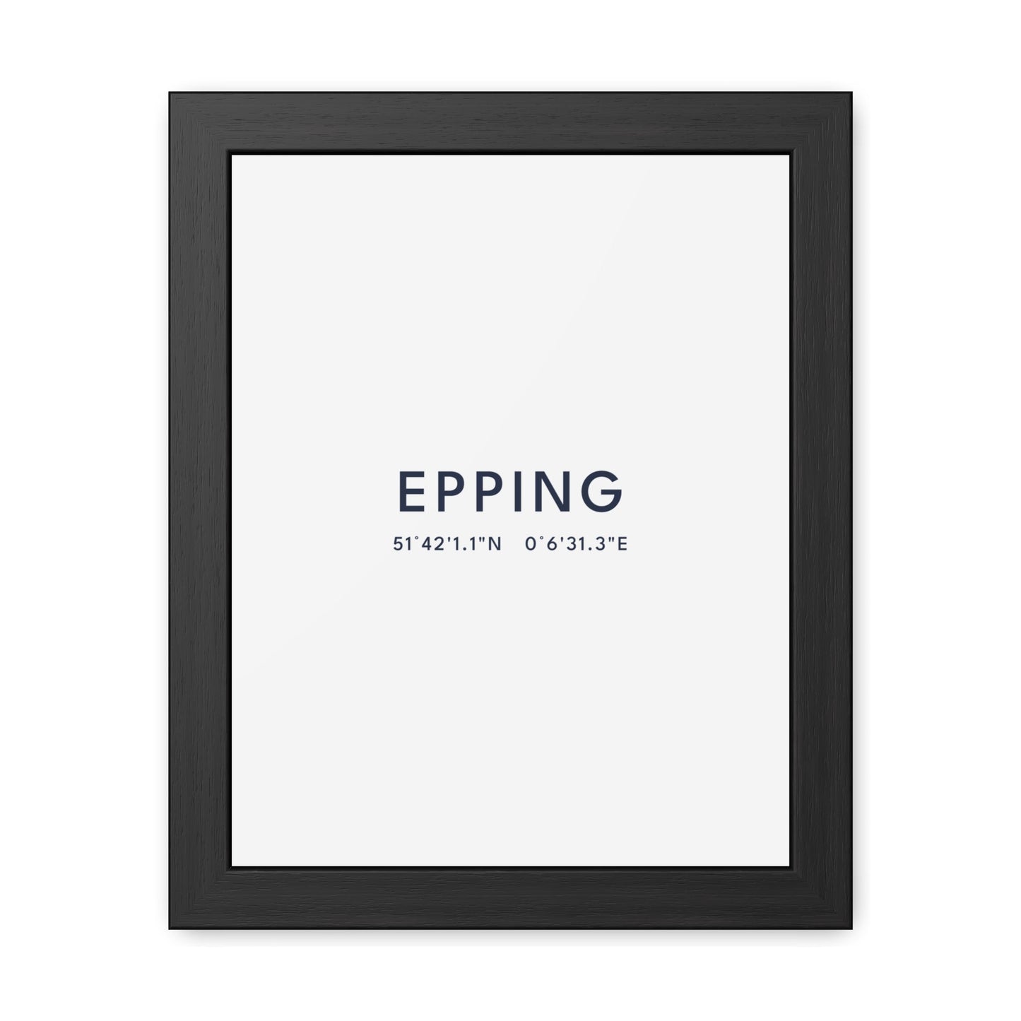 Epping — Framed Coordinates Print