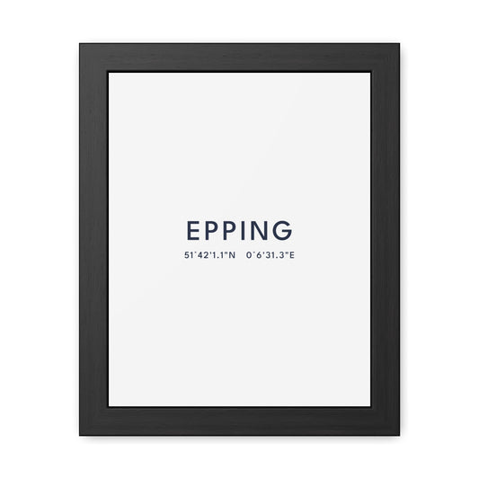 Epping — Framed Coordinates Print