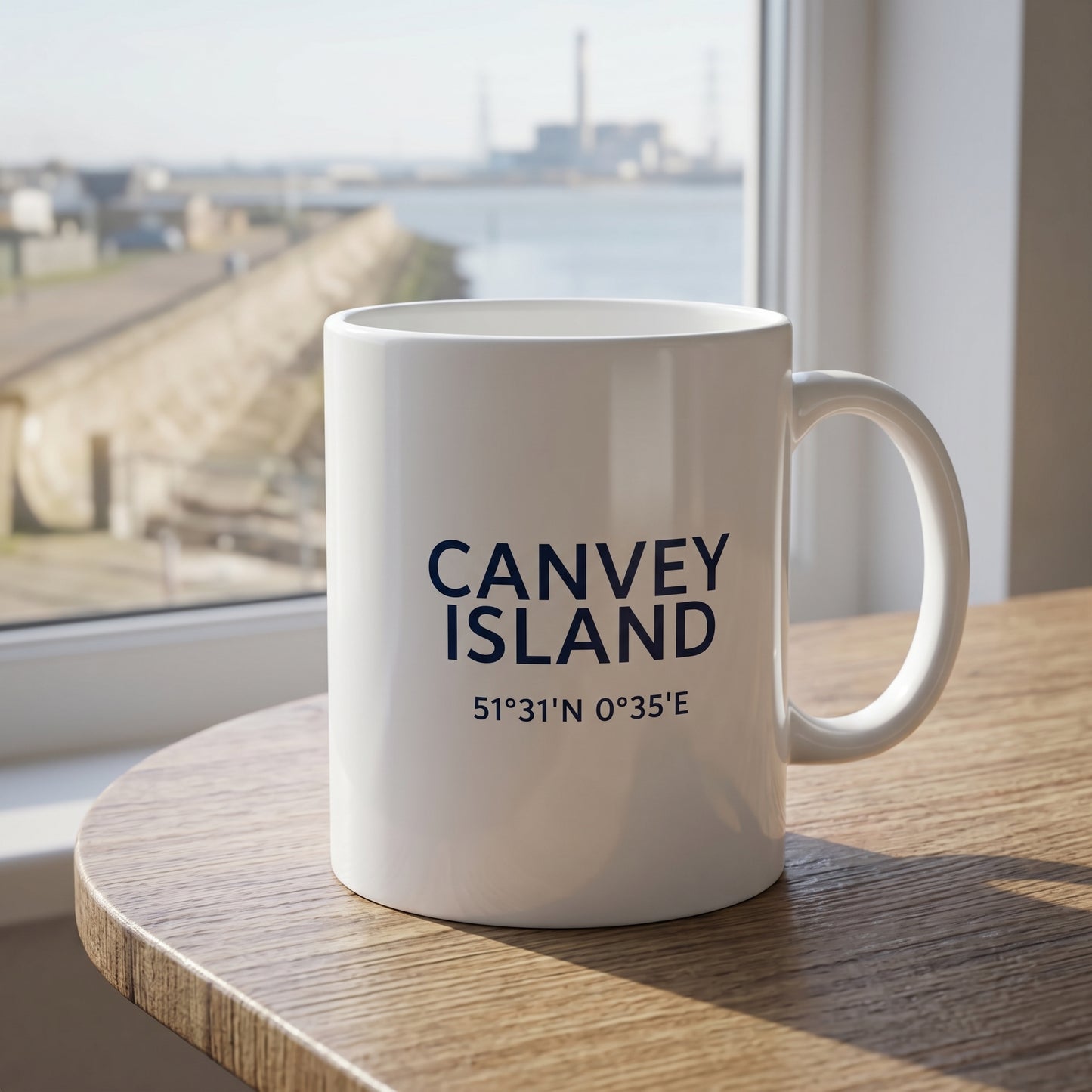 Canvey Island — Coordinates Ceramic Mug