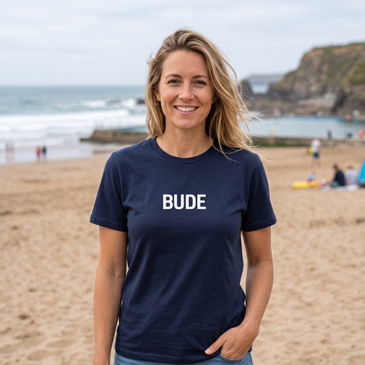 Bude — Navy Tee
