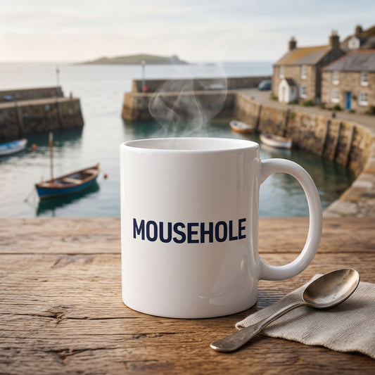 Your Town Merch — Mousehole Ceramic Mug lifestyle