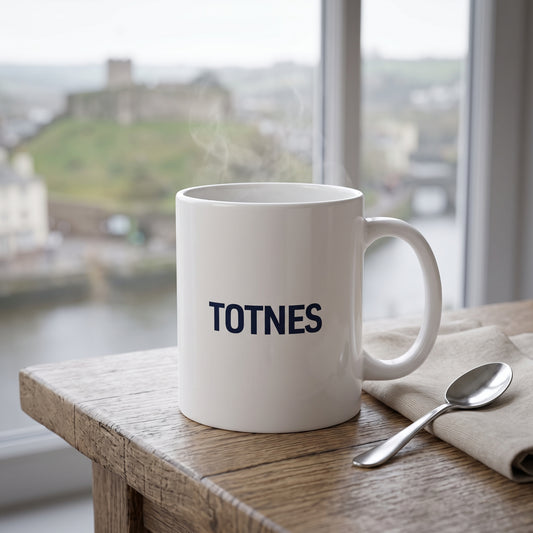 Your Town Merch — Totnes Ceramic Mug lifestyle