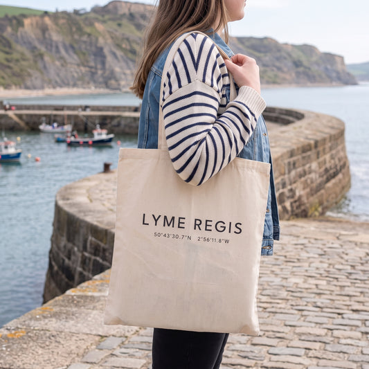 Lyme Regis — Coordinates Natural Tote