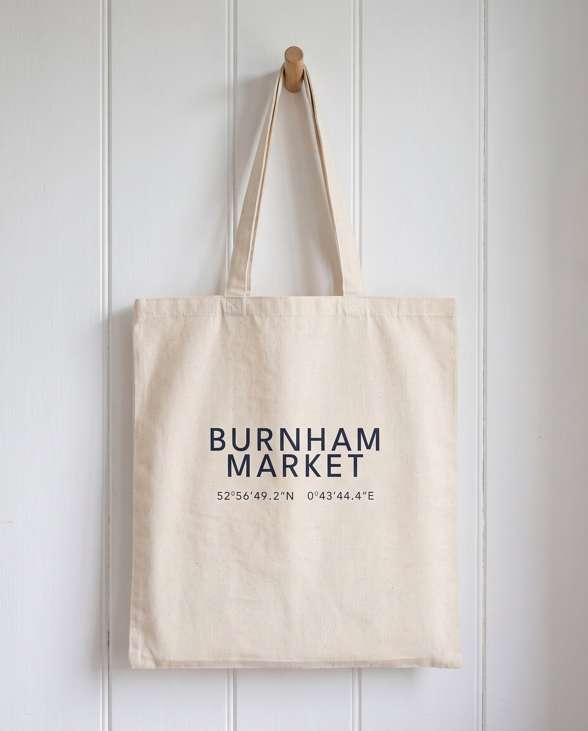 Your Town Merch — Burnham Market Coordinates Natural Tote lifestyle