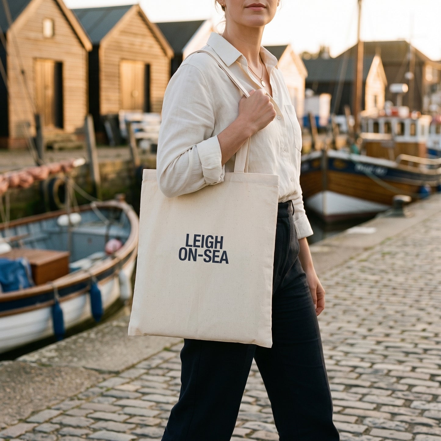 Leigh-on-Sea — Natural Tote