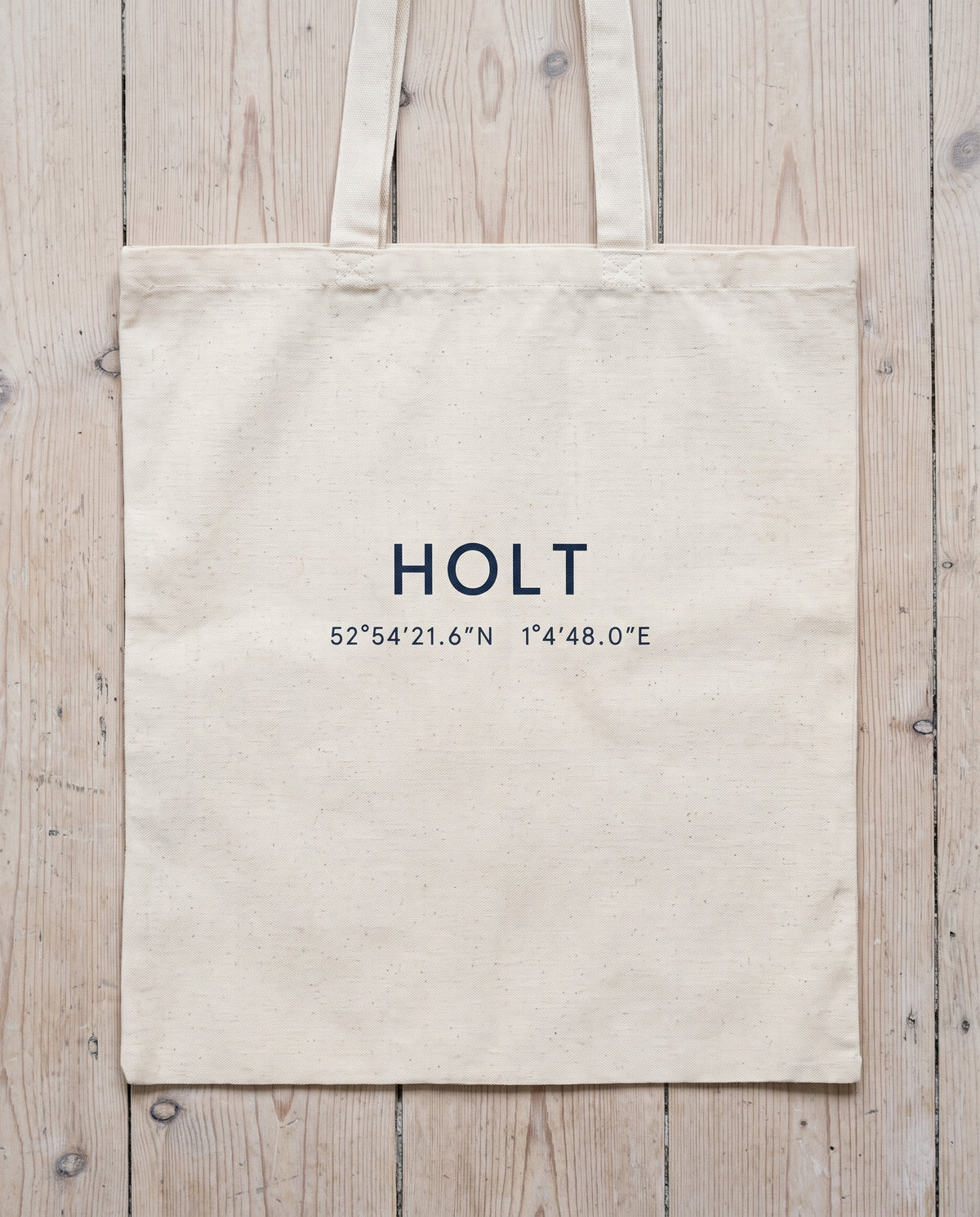 Your Town Merch — Holt Coordinates Natural Tote lifestyle