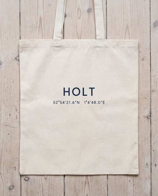 Your Town Merch — Holt Coordinates Natural Tote lifestyle