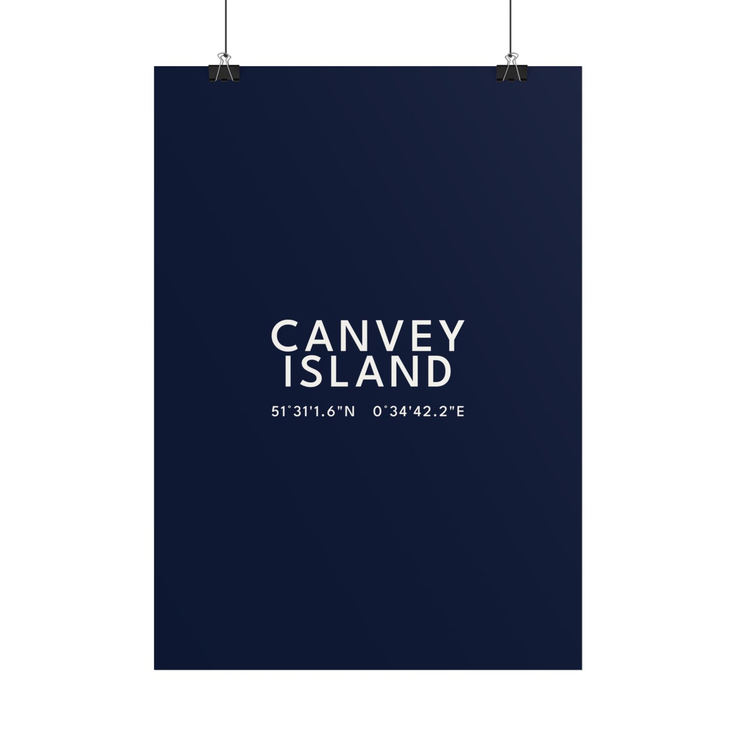 CANVEY ISLAND — Coordinates Print