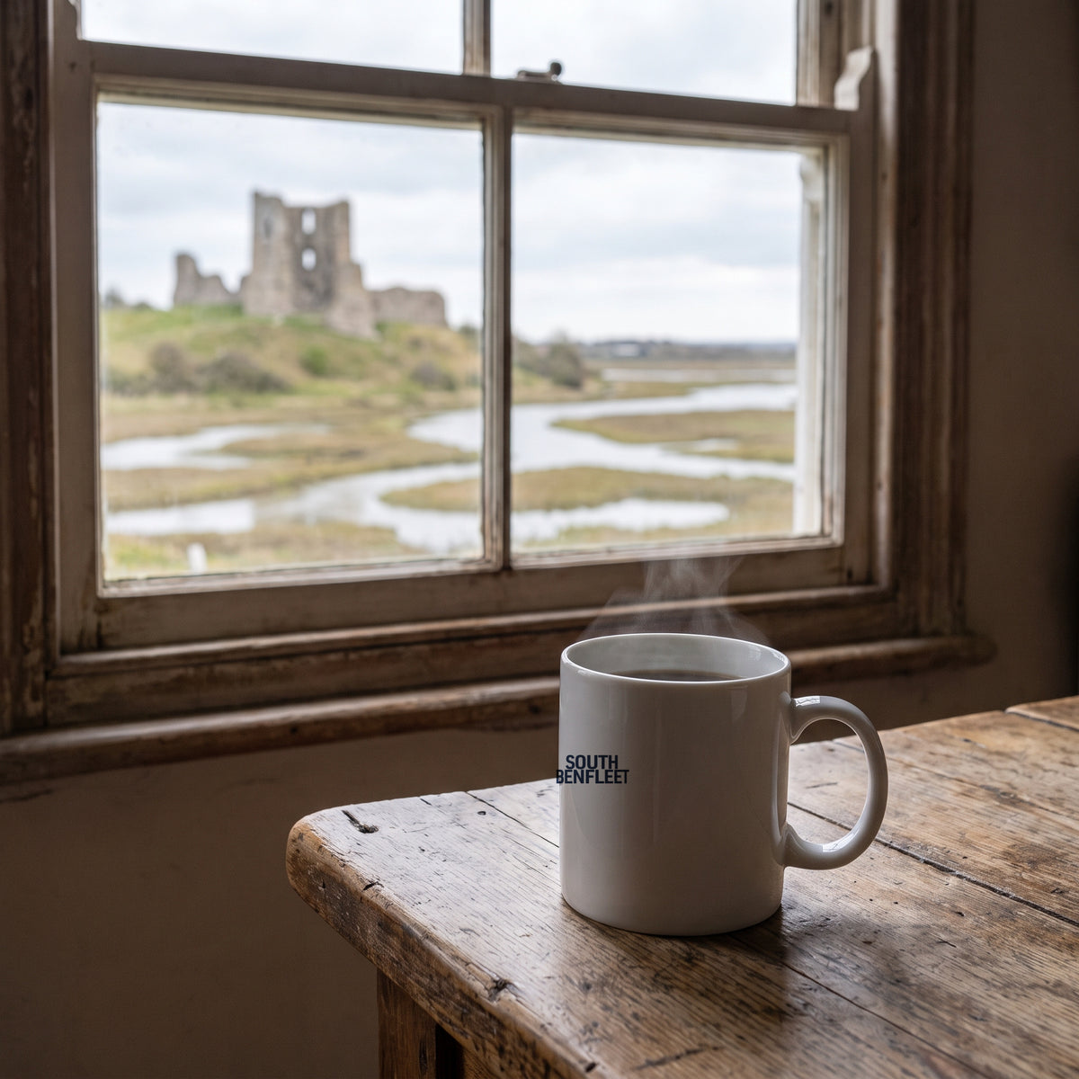 Your Town Merch — South Benfleet Ceramic Mug lifestyle