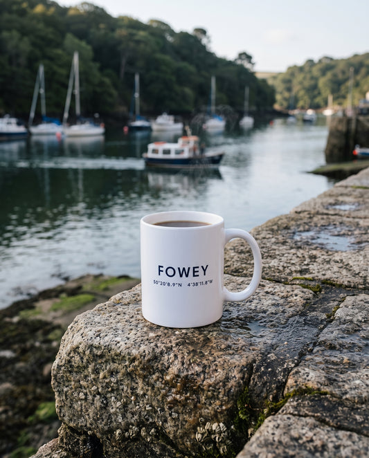Fowey — Coordinates Ceramic Mug