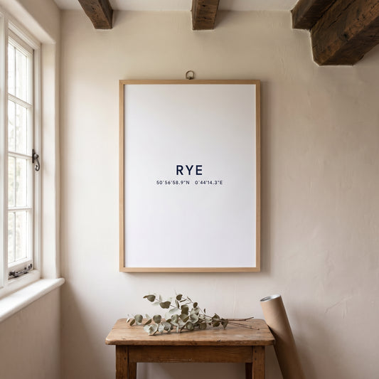 Rye — Coordinates Print (White)