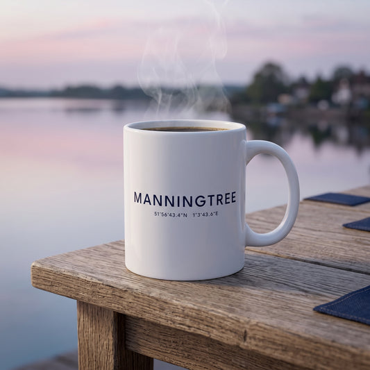Manningtree — Coordinates Ceramic Mug