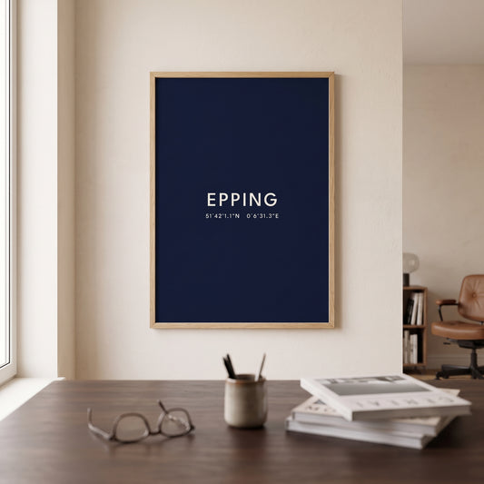 Epping coordinates print lifestyle — Your Town Merch