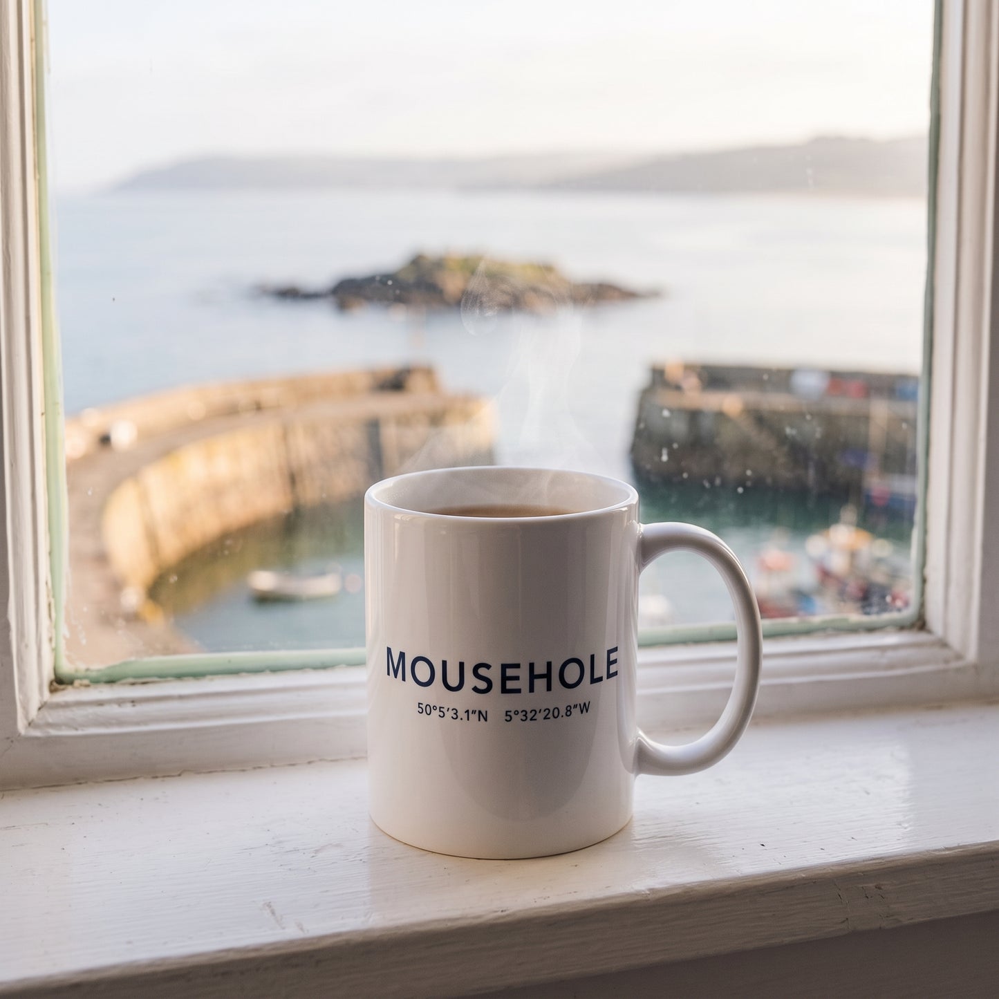 Mousehole — Coordinates Ceramic Mug