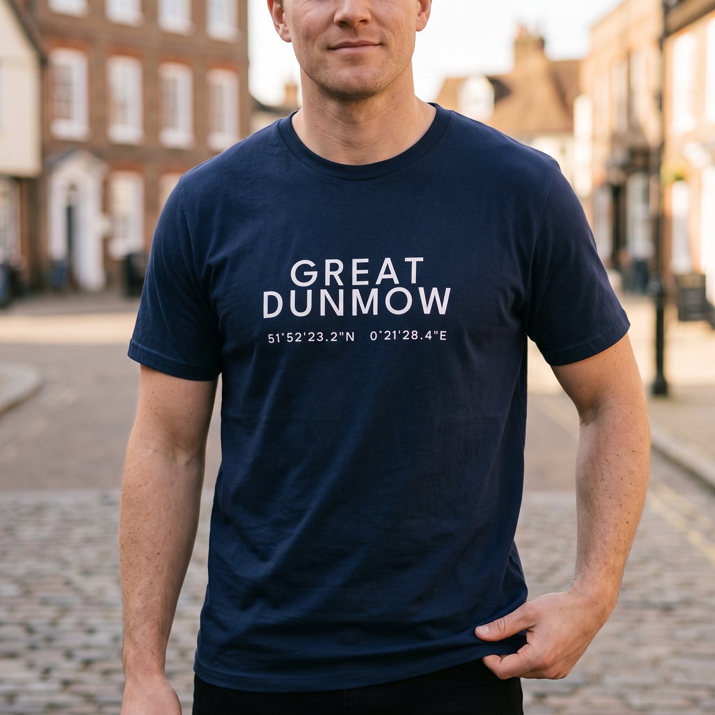 Great Dunmow — Coordinates Navy Tee