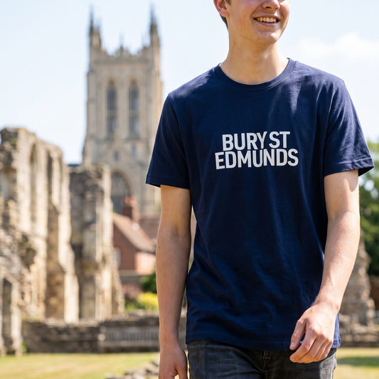 Bury St Edmunds — Navy Tee