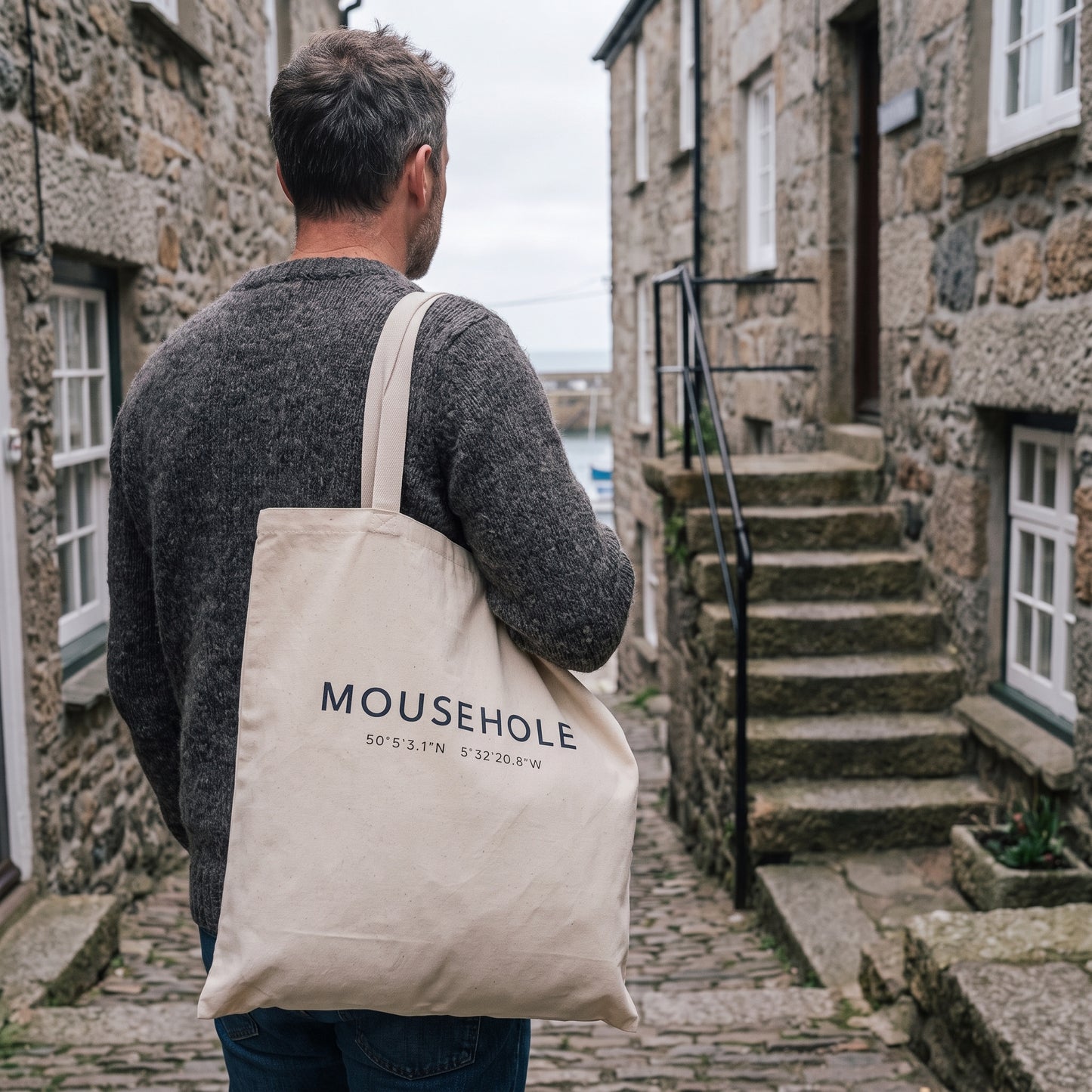Mousehole — Coordinates Natural Tote