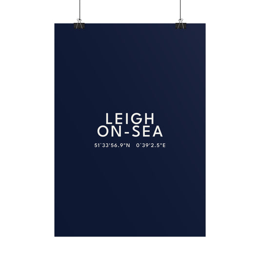 Leigh-on-Sea — Coordinates Print