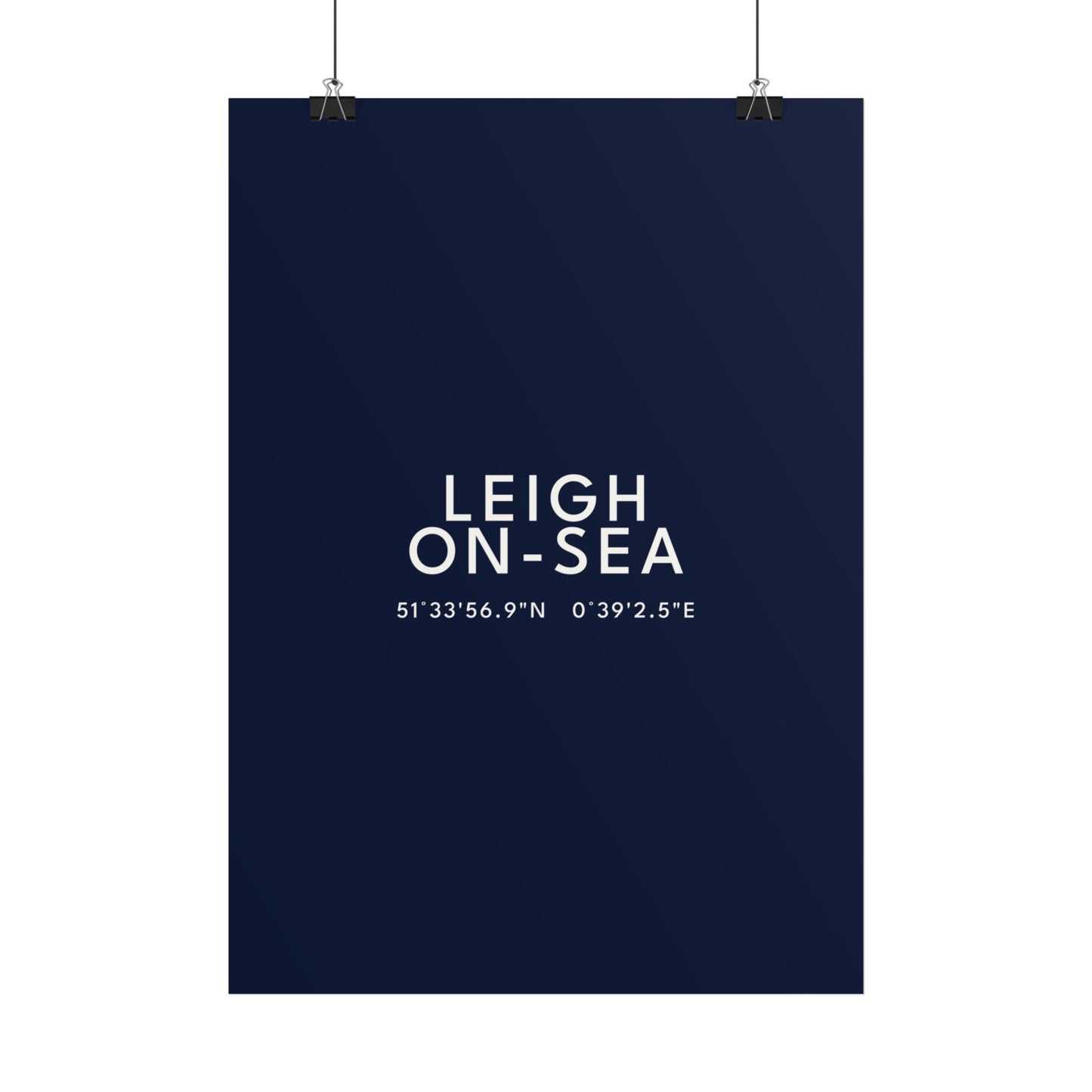 LEIGH-ON-SEA — Coordinates Print