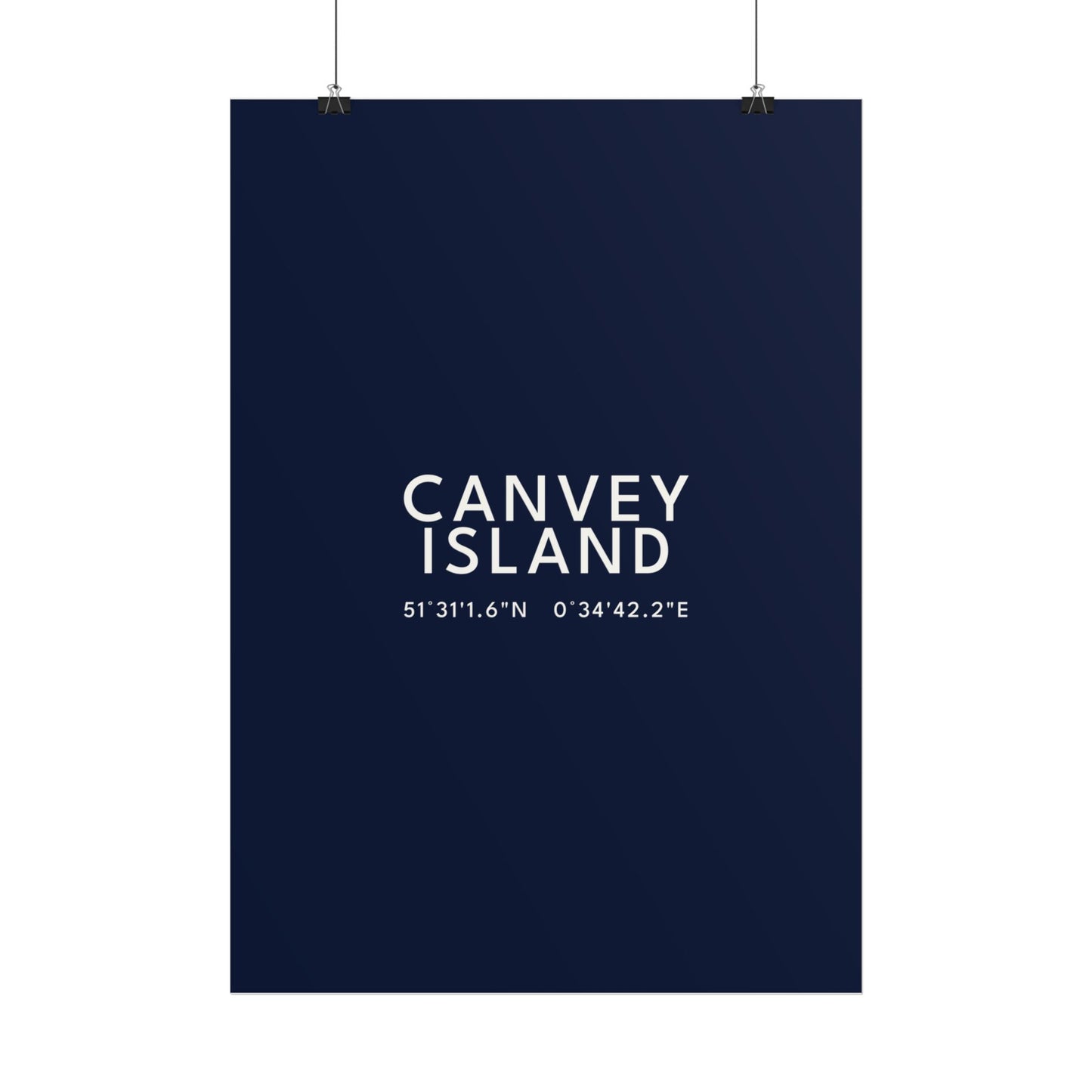 CANVEY ISLAND — Coordinates Print