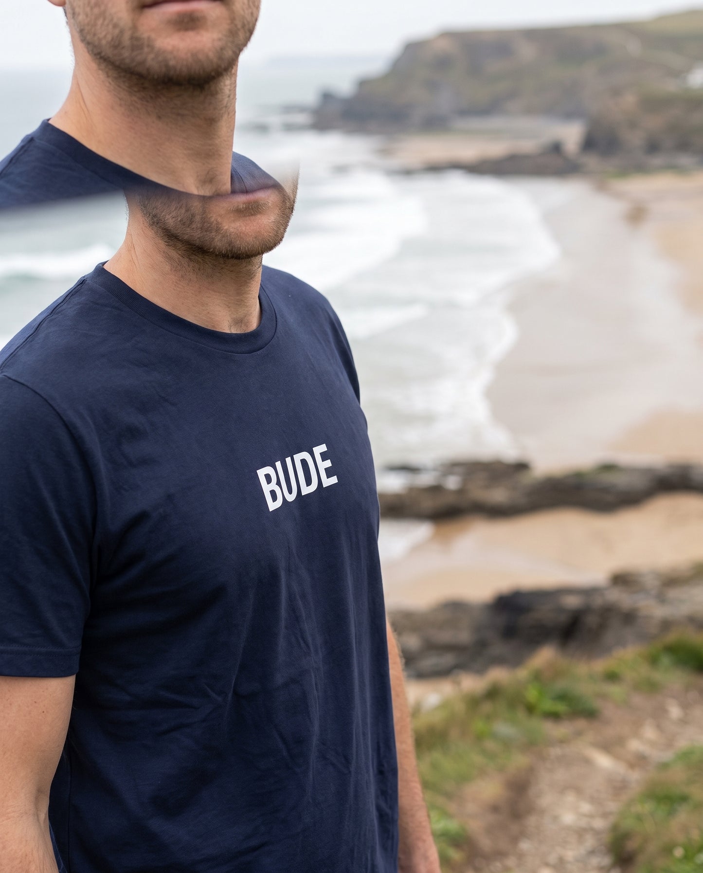 Bude — Navy Tee
