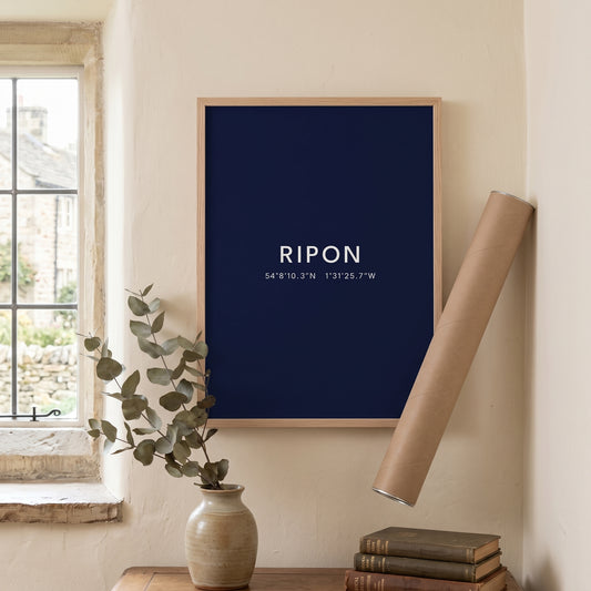 Ripon — Coordinates Print