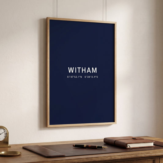 Witham — Coordinates Print