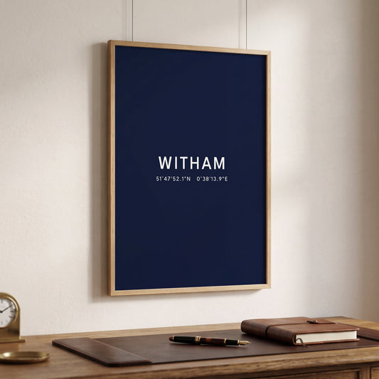 Witham — Coordinates Print