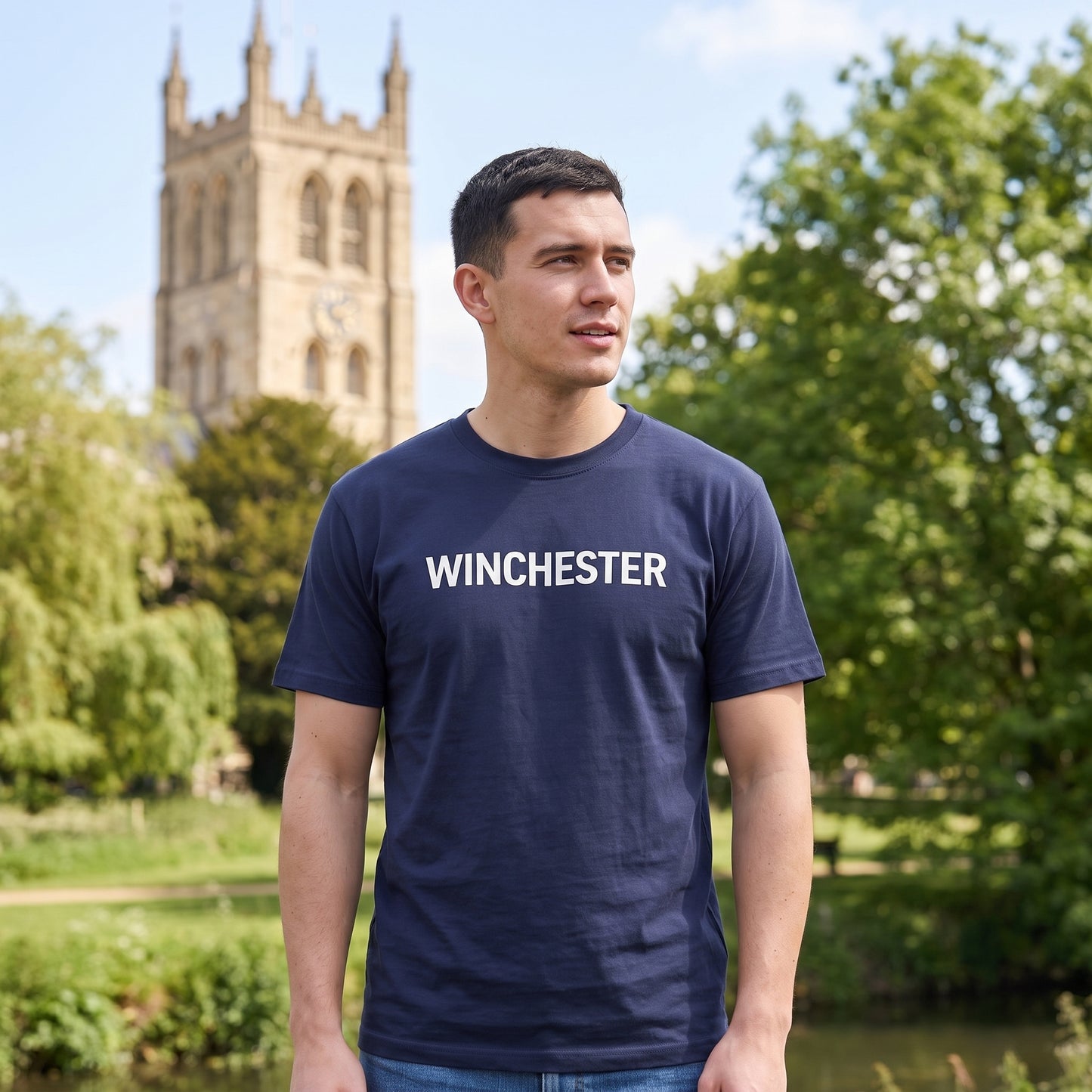 Winchester — Navy Tee
