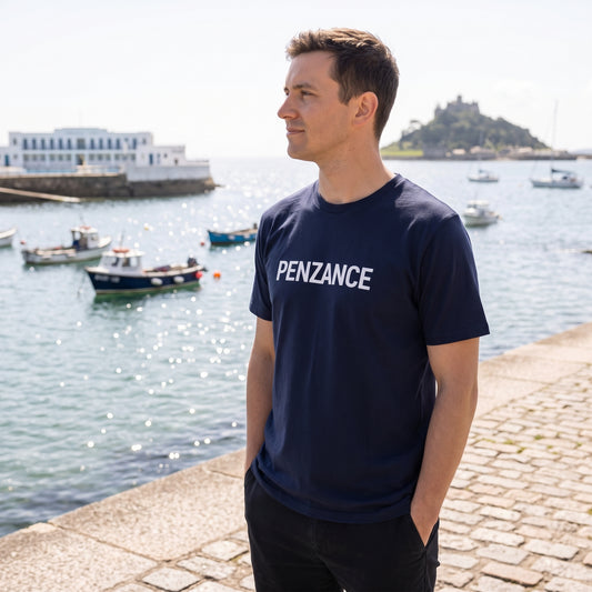 Penzance — Navy Tee