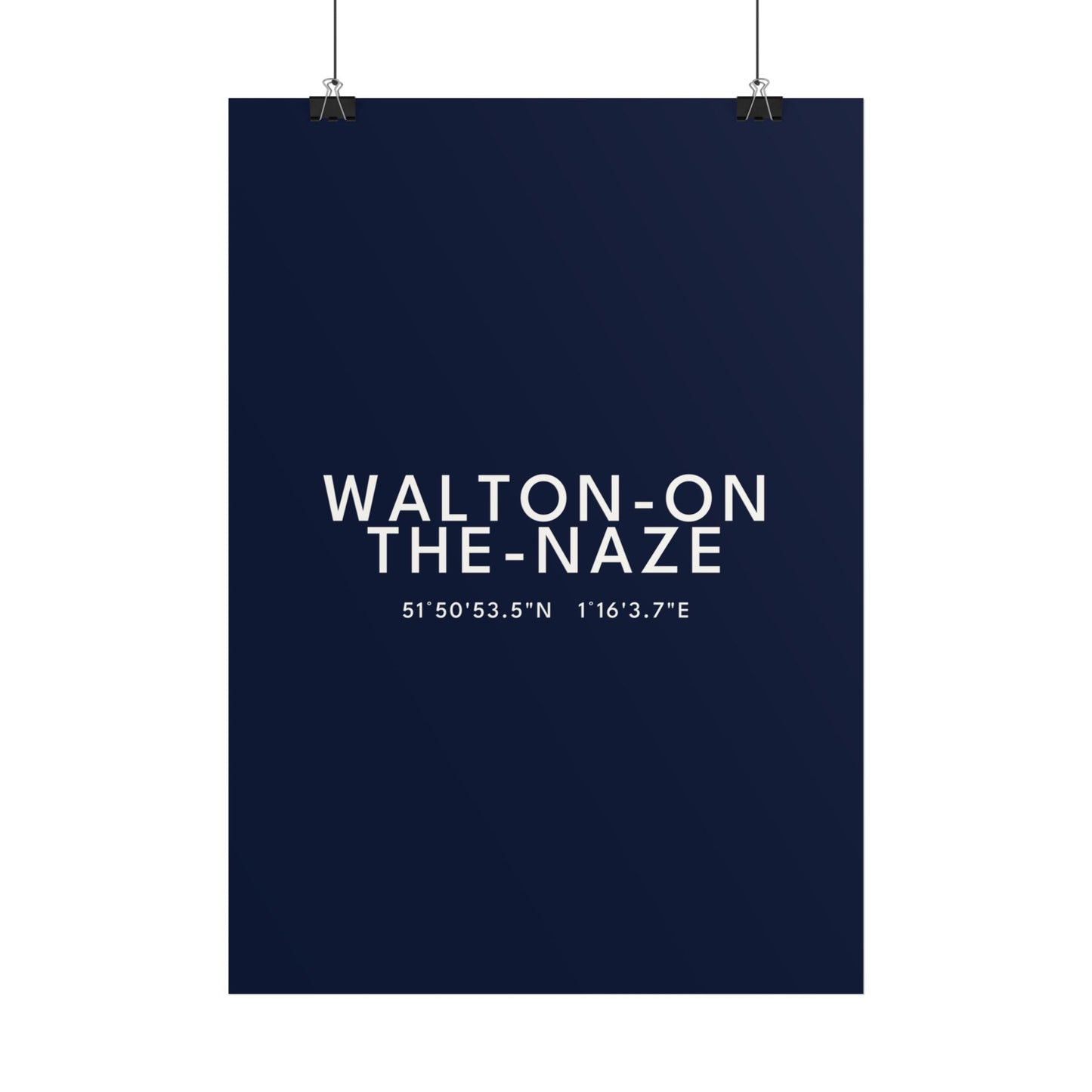 Walton-on-the-Naze — Coordinates Print
