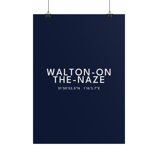 Walton-on-the-Naze — Coordinates Print