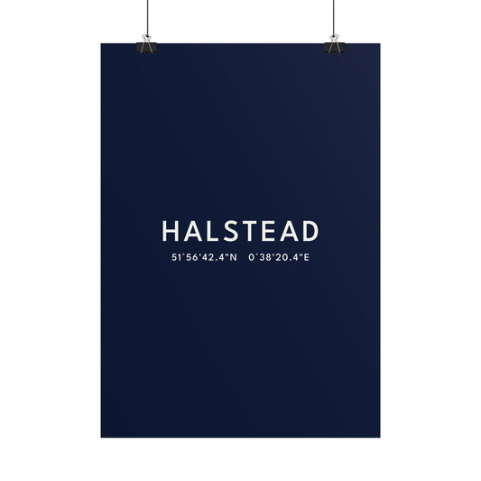 Halstead — Coordinates Print