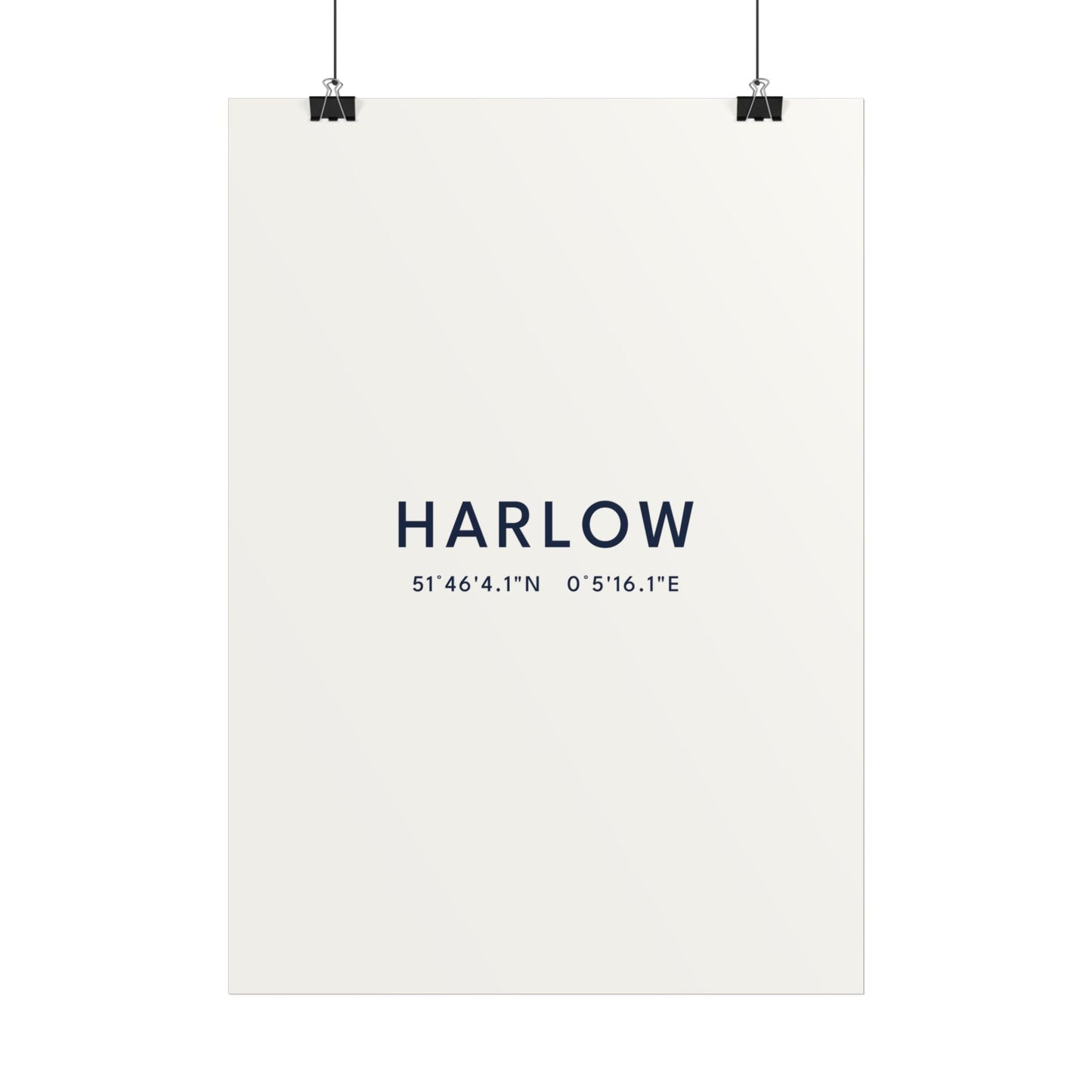 Harlow — Coordinates Print (White)