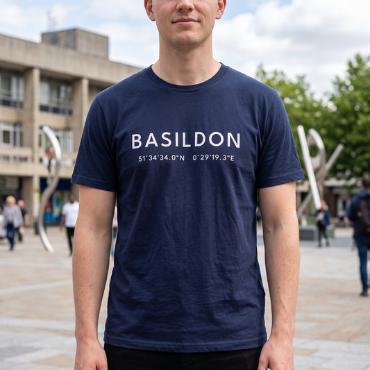 Basildon — Coordinates Navy Tee