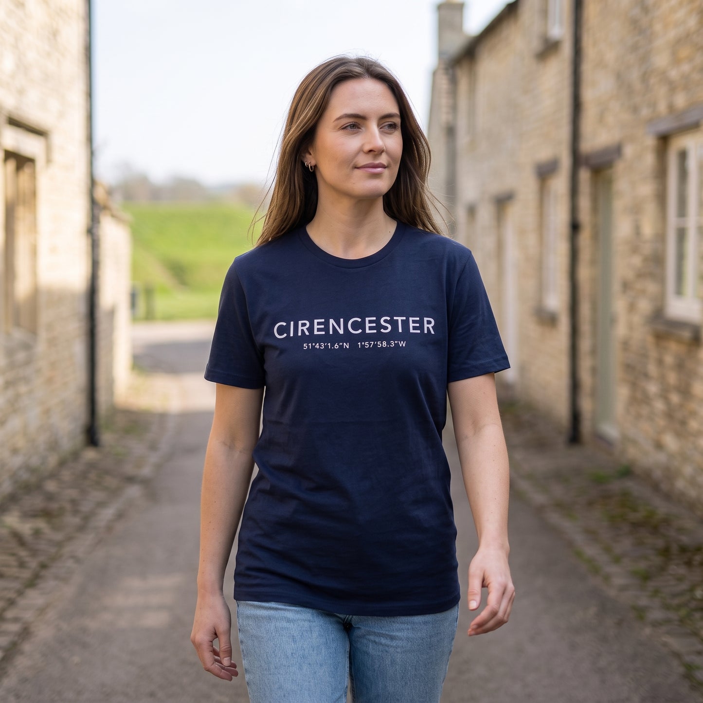 Cirencester — Coordinates Navy Tee