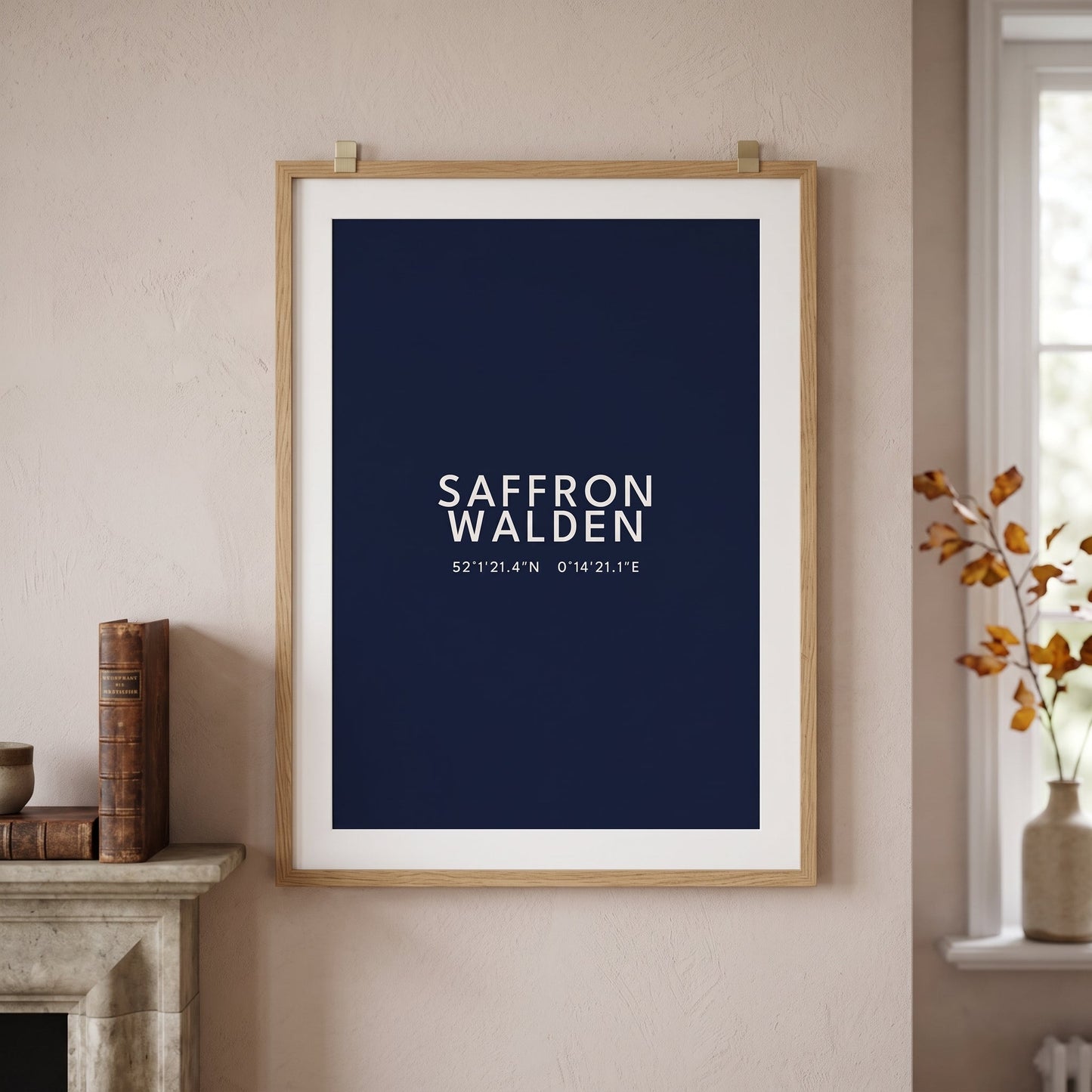 Saffron Walden — Coordinates Print