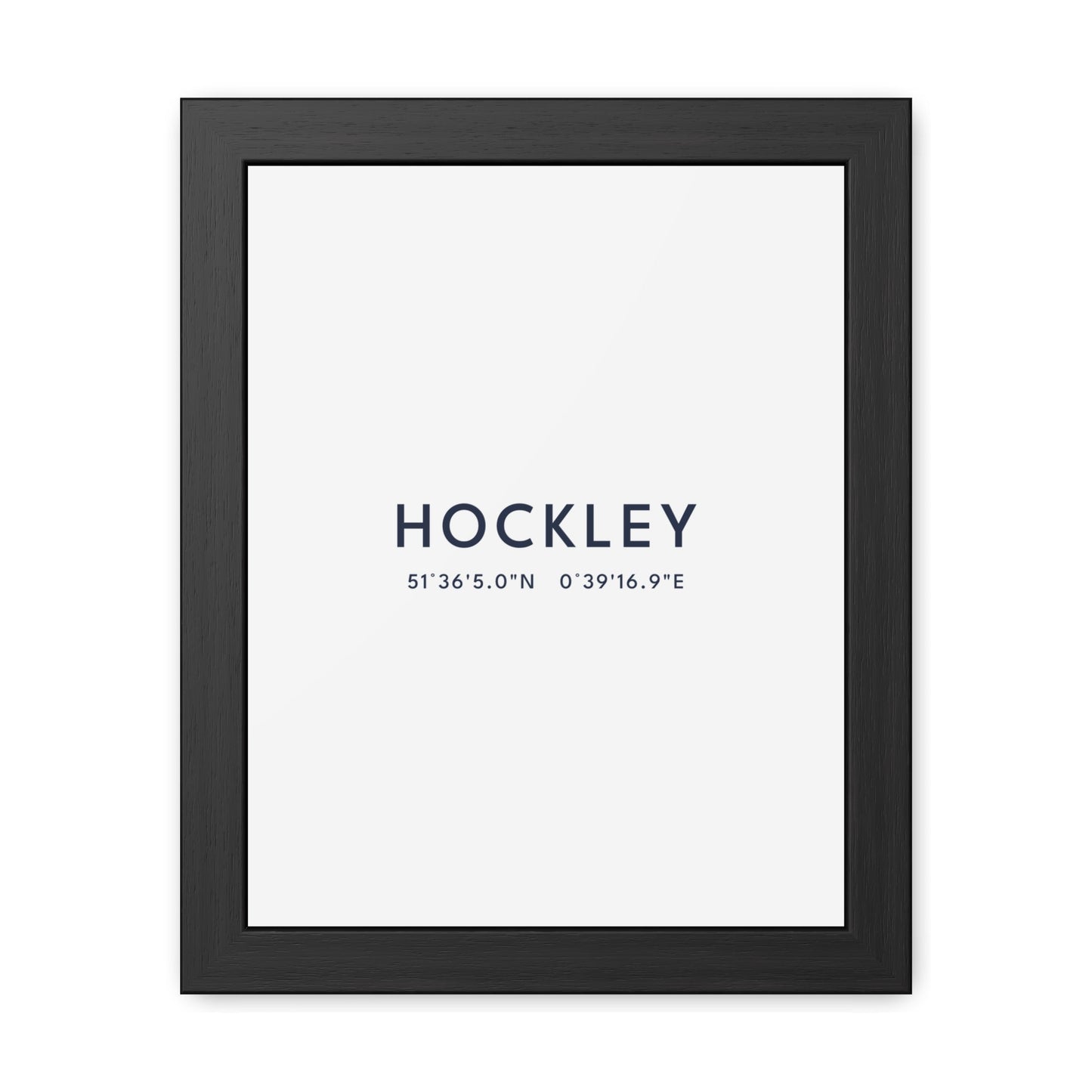 Hockley — Framed Coordinates Print