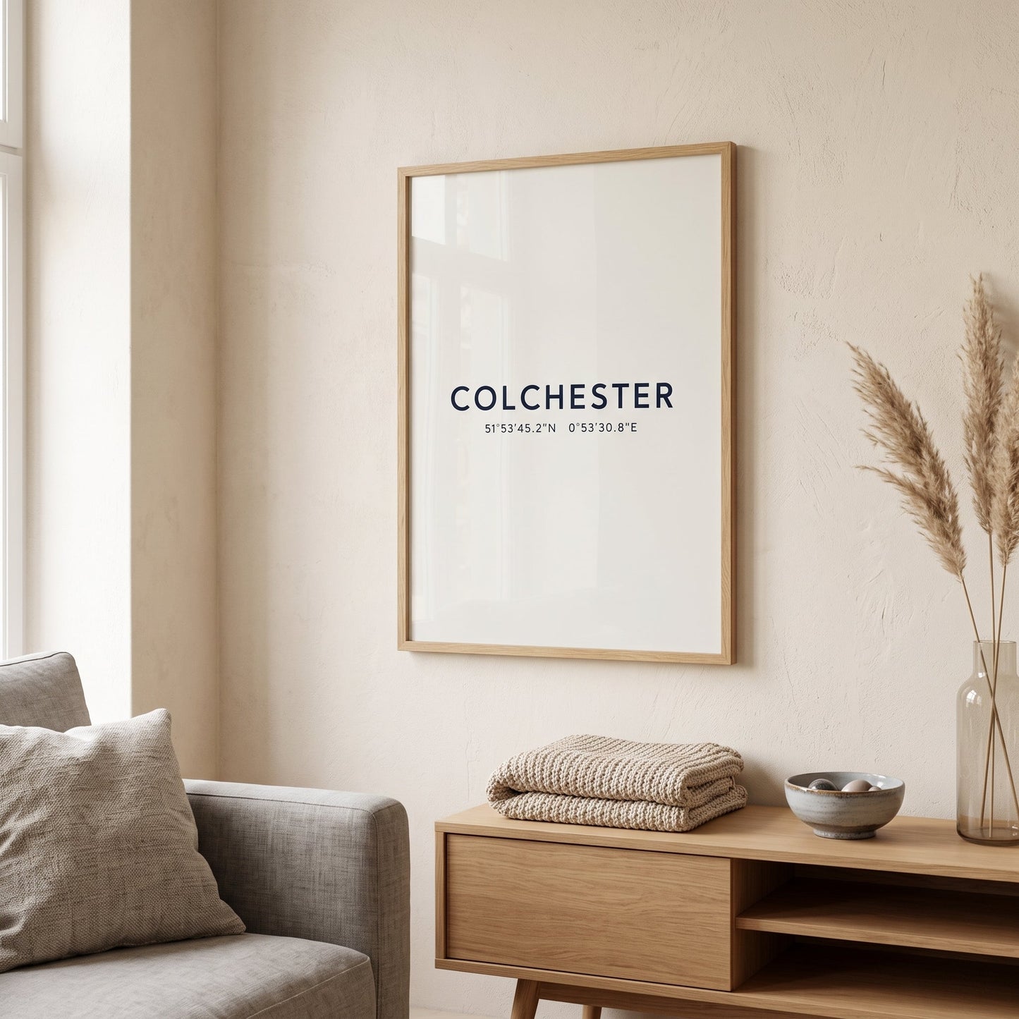 Colchester — Coordinates Print (White)