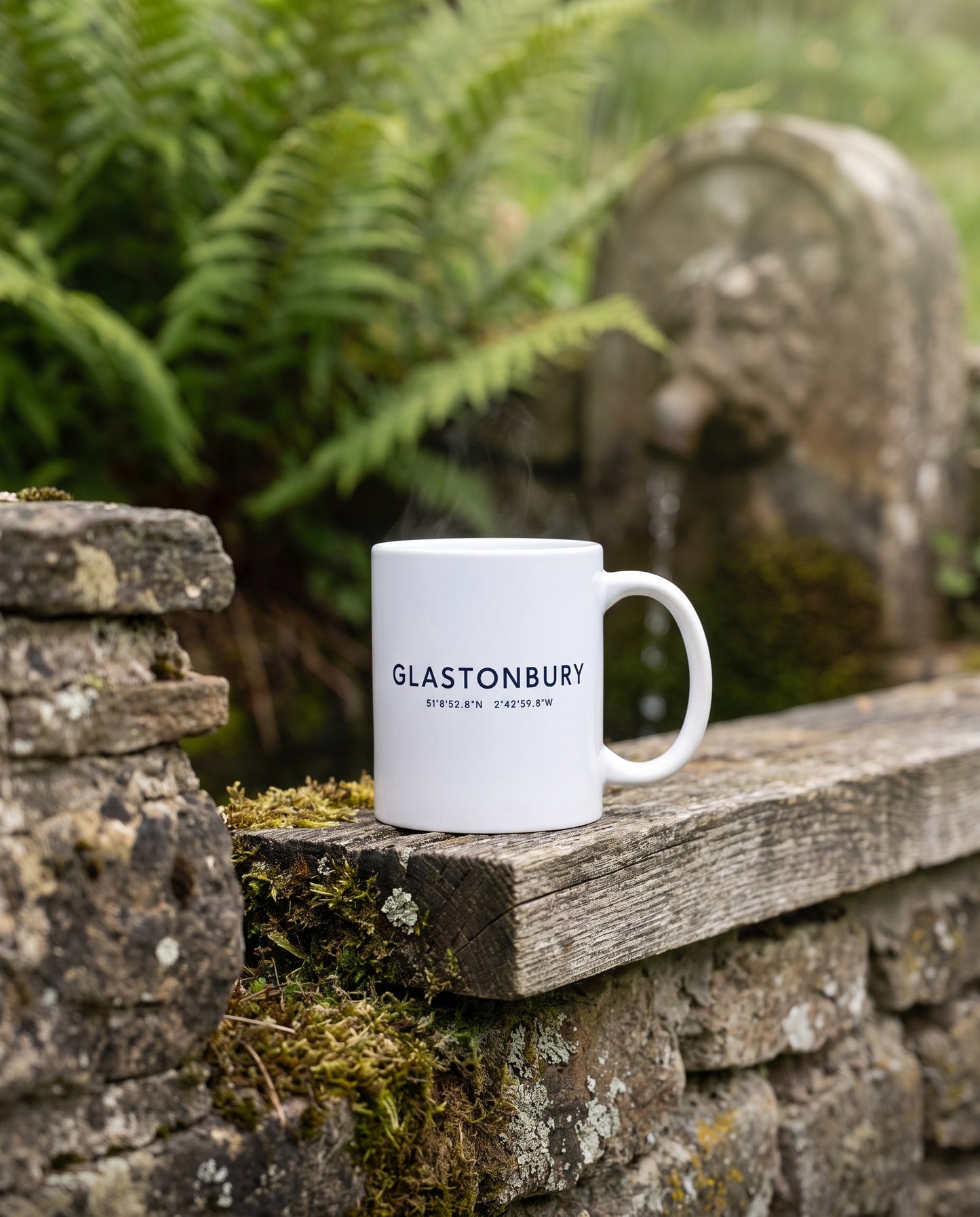 Glastonbury — Coordinates Ceramic Mug