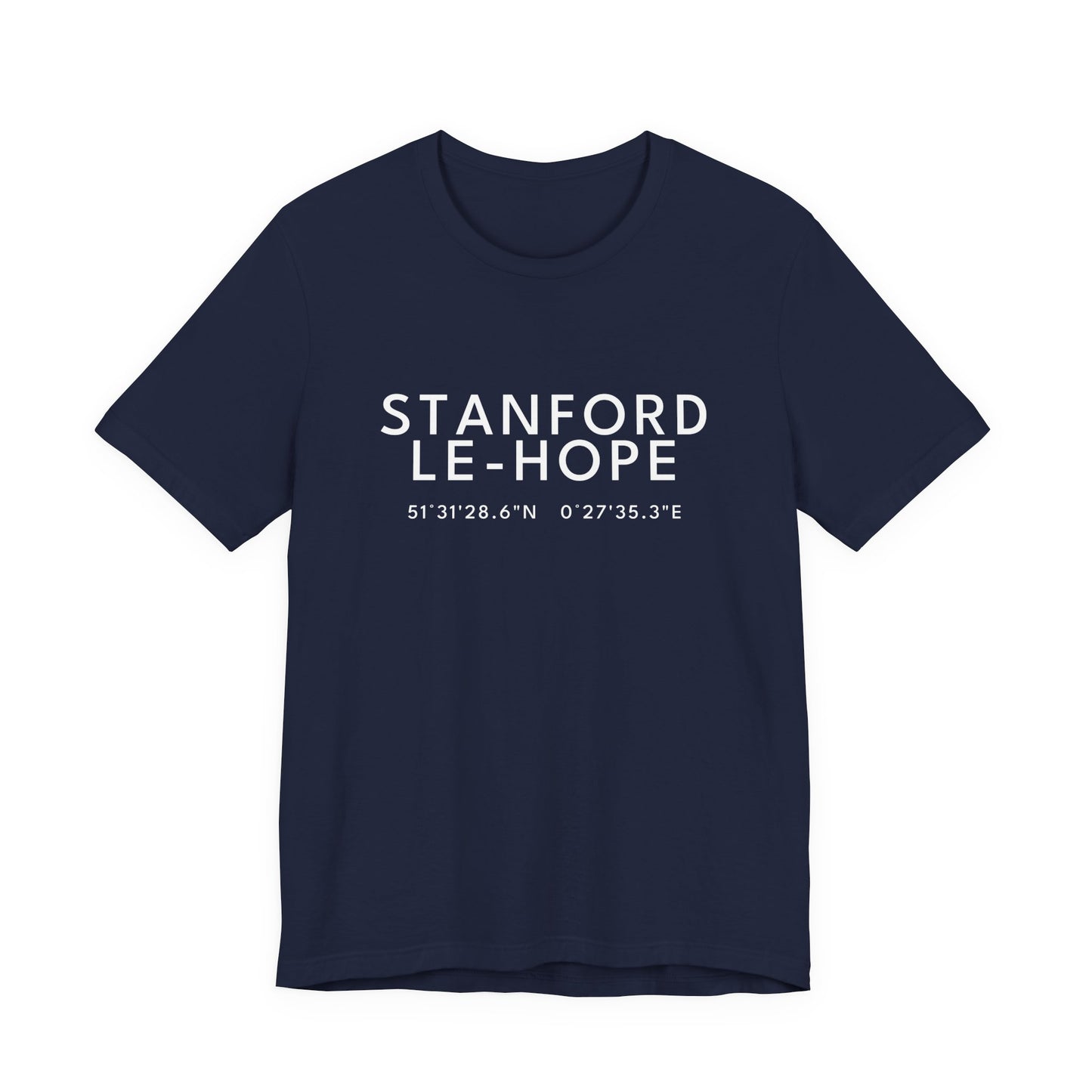 STANFORD-LE-HOPE — Coordinates Navy Tee