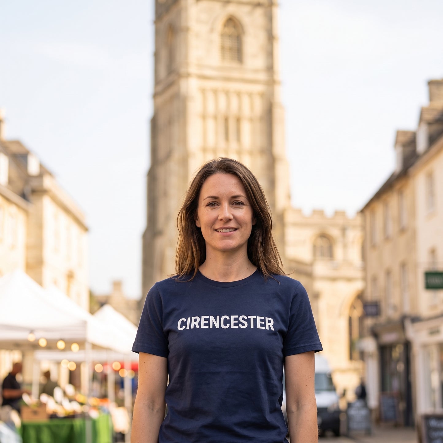 Cirencester — Navy Tee