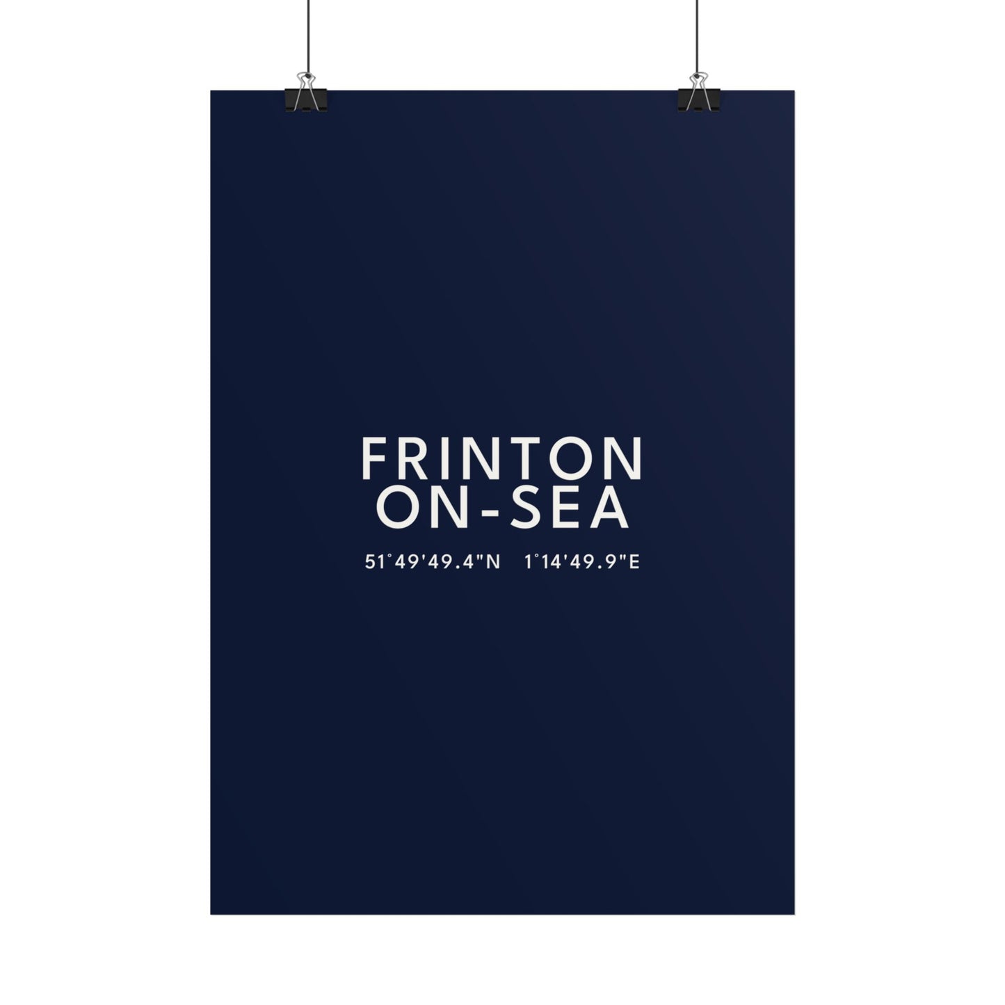 FRINTON-ON-SEA — Coordinates Print