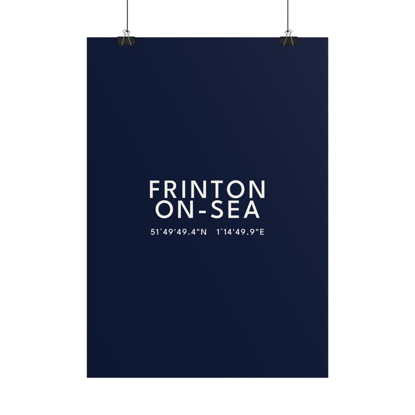 Frinton-on-Sea — Coordinates Print