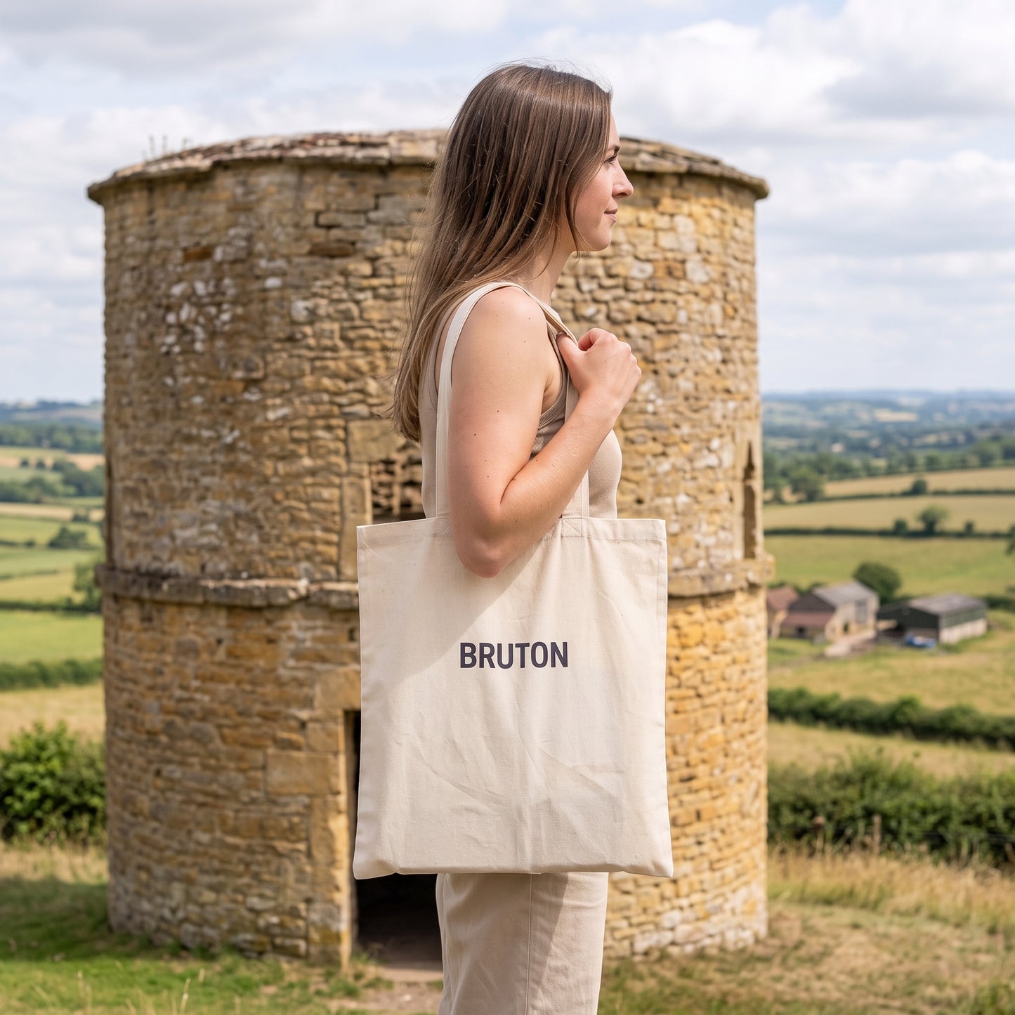 Bruton — Natural Tote