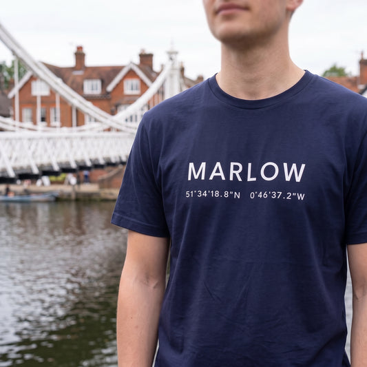 Marlow — Coordinates Navy Tee lifestyle