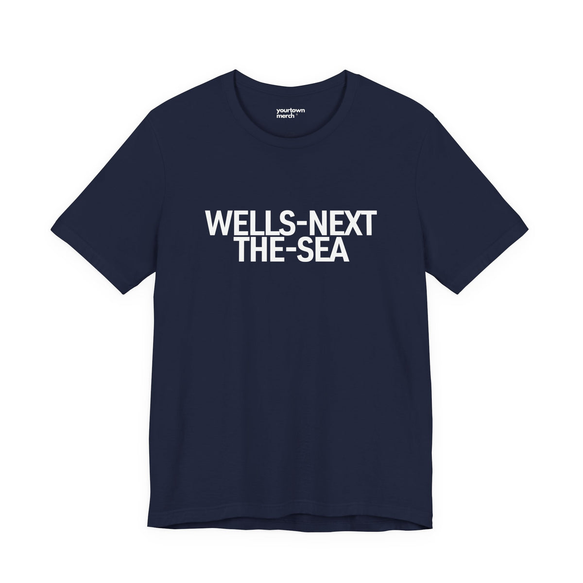 Wells-next-the-Sea — Navy Tee
