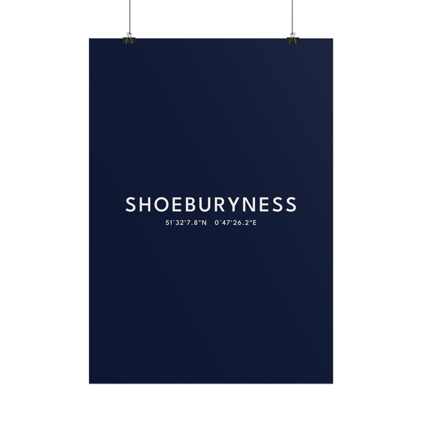 SHOEBURYNESS — Coordinates Print