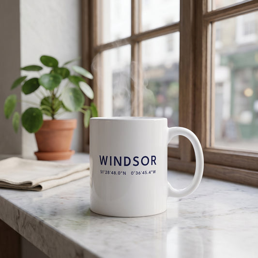 Windsor — Coordinates Ceramic Mug